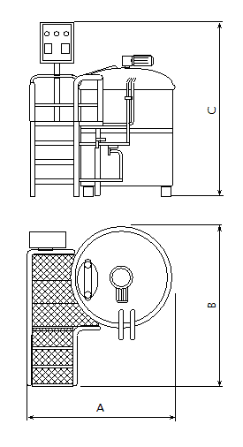 Rozměry varny Breworx Lite WC