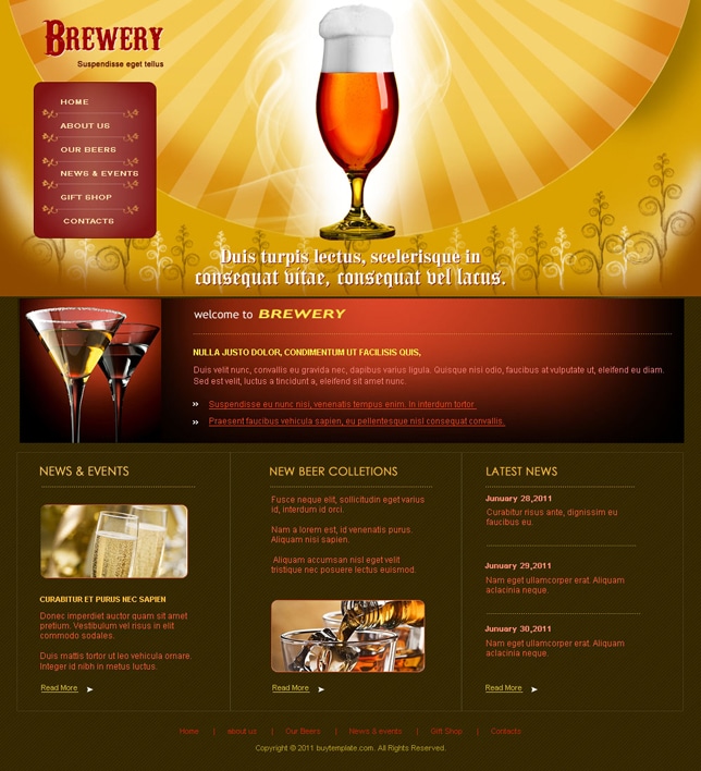 Brewery website promotion